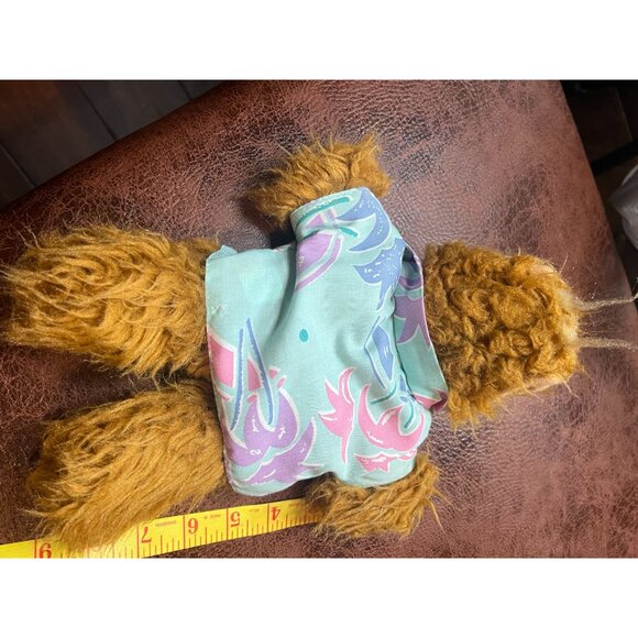 Vintage 1988 Alf Alien Productions Plush Hand Puppet Toy Hawaiian Shirt 80's - Picture 9 of 9